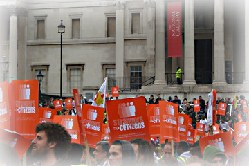 Demonstration in  London